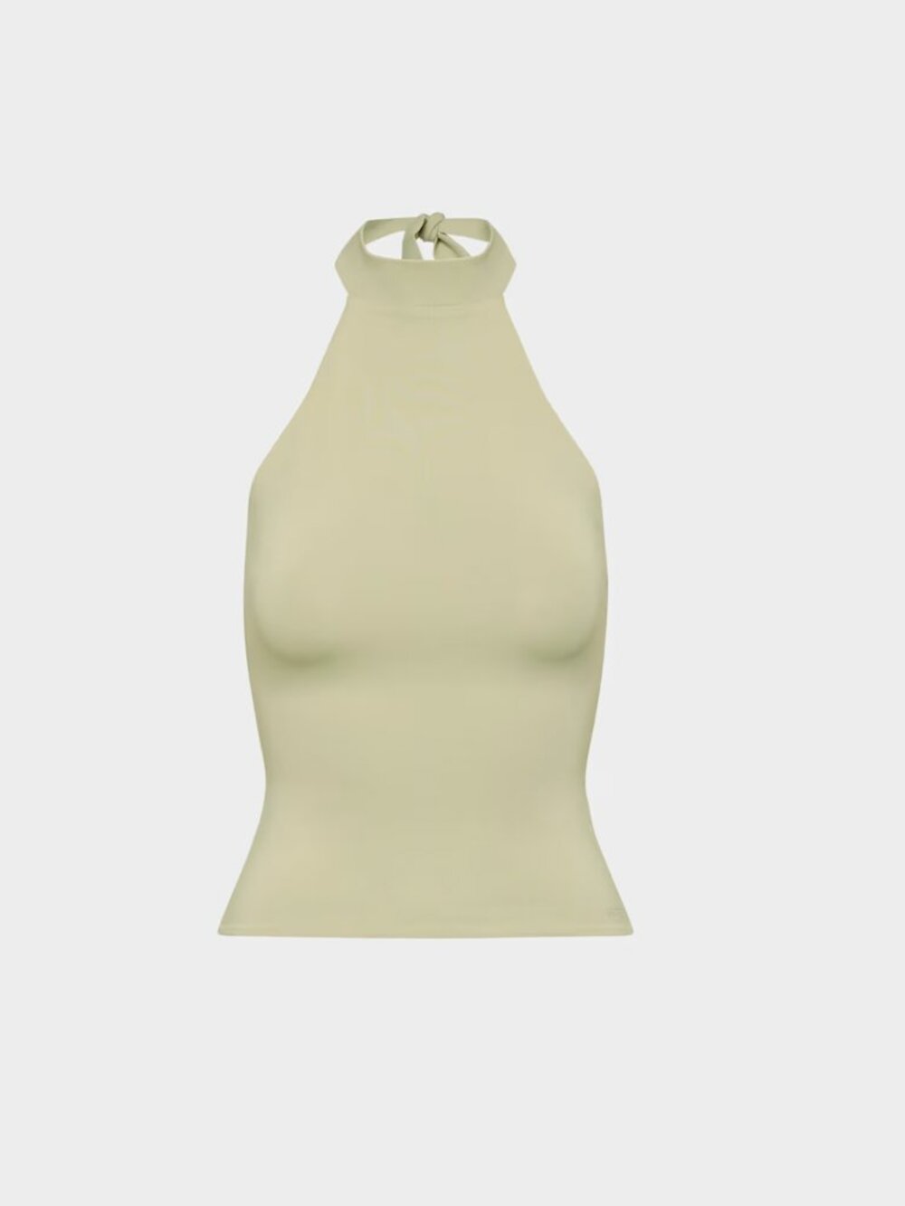 Aritzia Contour Neptune Halter Top in Martini Olive